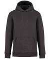 NS401 Unisex Heavyweight Hooded Sweatshirt volcano grey heather colour image